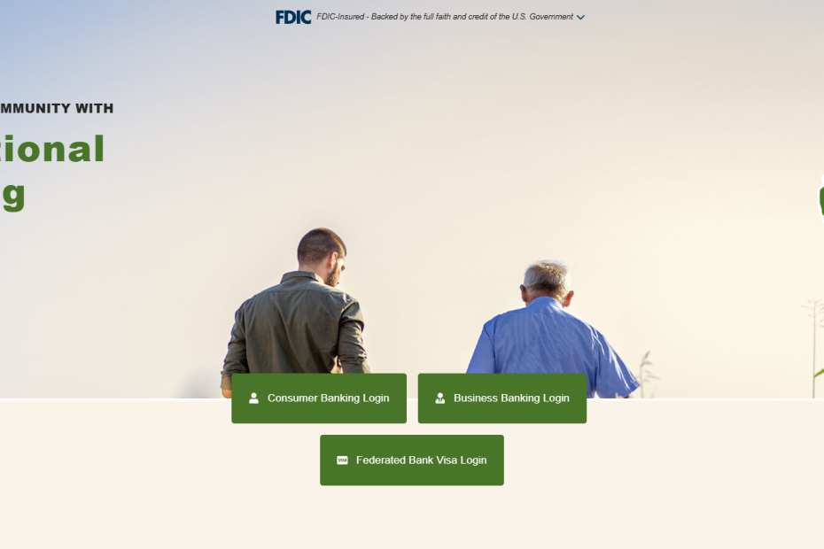 Federated Bank Screenshot